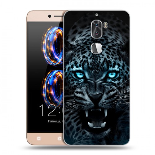 Дизайнерский пластиковый чехол для LeRee Le3 Темный леопард