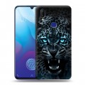 Дизайнерский пластиковый чехол для Vivo V11i Темный леопард