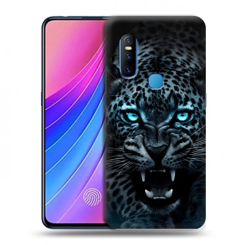 Дизайнерский пластиковый чехол для Vivo V15 Темный леопард