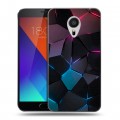 Дизайнерский пластиковый чехол для Meizu MX5 Геометрия неона