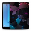 Дизайнерский силиконовый чехол для Samsung Galaxy Tab S3 Геометрия неона