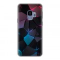 Дизайнерский силиконовый чехол для Samsung Galaxy S9 Геометрия неона