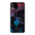 Дизайнерский силиконовый чехол для Huawei P20 Lite Геометрия неона