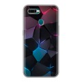 Дизайнерский силиконовый чехол для OPPO AX7 Геометрия неона
