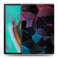 Дизайнерский силиконовый чехол для Samsung Galaxy Tab S5e Геометрия неона
