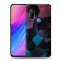 Дизайнерский пластиковый чехол для Vivo V15 Геометрия неона