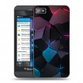Дизайнерский пластиковый чехол для BlackBerry Z10 Геометрия неона