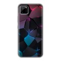 Дизайнерский силиконовый чехол для Realme C11 Геометрия неона
