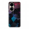 Дизайнерский силиконовый чехол для Huawei P50 Pro Геометрия неона