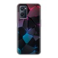 Дизайнерский силиконовый чехол для Realme 9i Геометрия неона