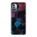 Дизайнерский силиконовый чехол для Nokia G11 Геометрия неона