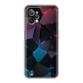 Дизайнерский силиконовый чехол для Realme C31 Геометрия неона