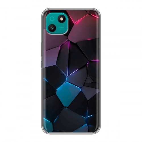 Дизайнерский силиконовый чехол для Wiko T10 Геометрия неона