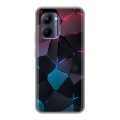 Дизайнерский силиконовый чехол для Realme C33 Геометрия неона