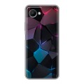 Дизайнерский силиконовый чехол для Realme C30s Геометрия неона