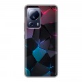 Дизайнерский силиконовый чехол для Xiaomi 13 Lite Геометрия неона