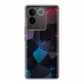 Дизайнерский силиконовый чехол для Vivo S17e Геометрия неона