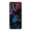 Дизайнерский силиконовый чехол для TCL 30E Геометрия неона