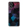 Дизайнерский пластиковый чехол для OPPO A38 4G Геометрия неона