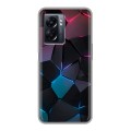 Дизайнерский силиконовый чехол для OPPO A57 5G Геометрия неона