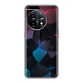 Дизайнерский силиконовый чехол для OnePlus 11 Геометрия неона