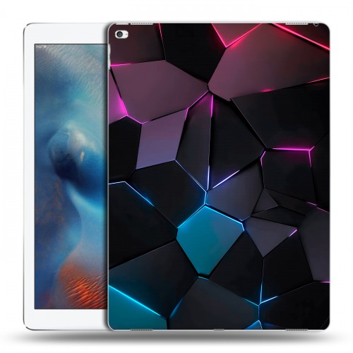 Дизайнерский пластиковый чехол для Ipad Pro Геометрия неона