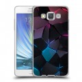 Дизайнерский пластиковый чехол для Samsung Galaxy A5 Геометрия неона