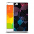 Дизайнерский пластиковый чехол для Xiaomi Mi Note Геометрия неона