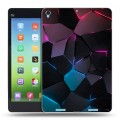 Дизайнерский силиконовый чехол для Xiaomi MiPad Геометрия неона