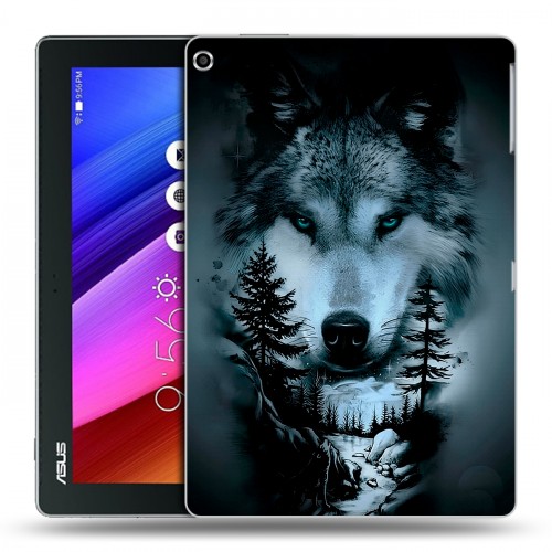 Дизайнерский силиконовый чехол для ASUS ZenPad 10 Лесной волк