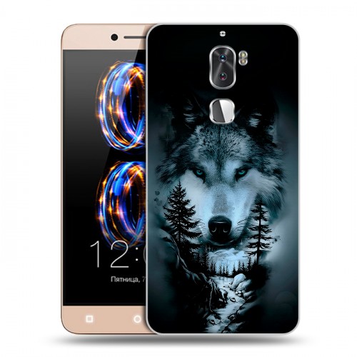 Дизайнерский пластиковый чехол для LeRee Le3 Лесной волк