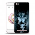Дизайнерский пластиковый чехол для Xiaomi RedMi 5A Лесной волк