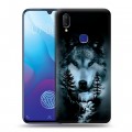 Дизайнерский пластиковый чехол для Vivo V11i Лесной волк