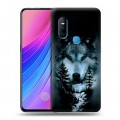Дизайнерский пластиковый чехол для Vivo V15 Лесной волк