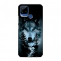 Дизайнерский пластиковый чехол для Realme C15 Лесной волк