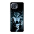 Дизайнерский силиконовый чехол для OPPO Reno4 Lite Лесной волк