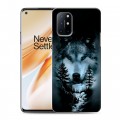 Дизайнерский пластиковый чехол для OnePlus 8T Лесной волк