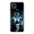 Дизайнерский силиконовый чехол для OPPO A15 Лесной волк