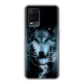 Дизайнерский силиконовый чехол для OPPO A54 Лесной волк