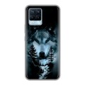 Дизайнерский силиконовый чехол для Realme 8 Лесной волк