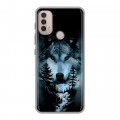 Дизайнерский силиконовый чехол для Lenovo K14 Plus Лесной волк