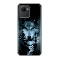 Дизайнерский силиконовый чехол для Realme C30 Лесной волк