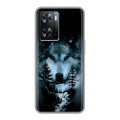 Дизайнерский силиконовый чехол для OPPO A57s Лесной волк