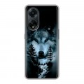 Дизайнерский силиконовый чехол для OPPO A98 Лесной волк