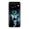 Дизайнерский силиконовый чехол для Google Pixel 8 Лесной волк