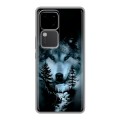 Дизайнерский силиконовый чехол для Vivo V30 5G Лесной волк