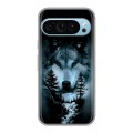 Дизайнерский силиконовый чехол для Google Pixel 9 Лесной волк