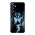 Дизайнерский силиконовый чехол для Samsung Galaxy M35 Лесной волк