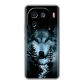 Дизайнерский силиконовый чехол для IQOO 12 Лесной волк