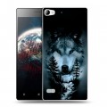 Дизайнерский пластиковый чехол для Lenovo Vibe X2 Лесной волк